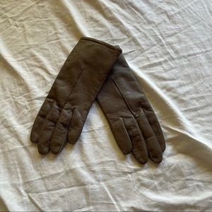 VINTAGE BROWN LEATHER DRIVING GLOVES